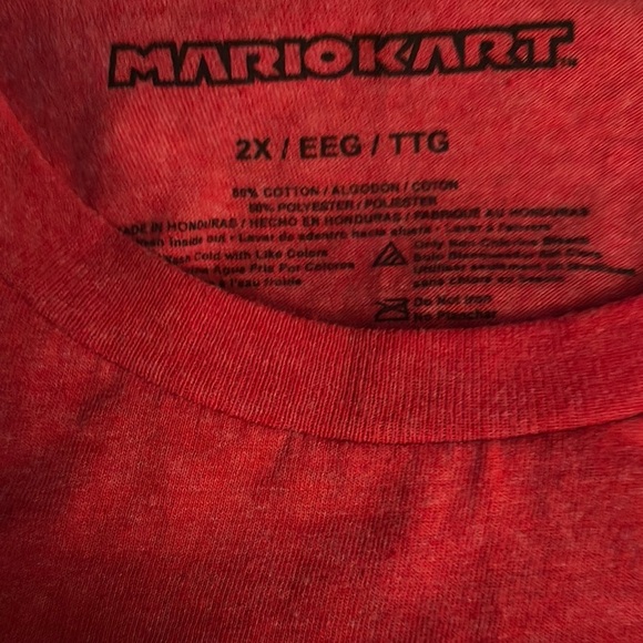 Mario Kart Red Graphic Tee - Picture 2 of 2
